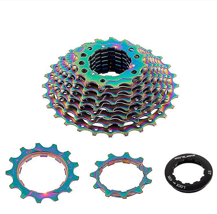 Gub Rs0928 Mountain Bike Bicycle Flywheel 9-speed 11-28t Plating Sprocket Road Bike Flywheel Mtb Sprocket