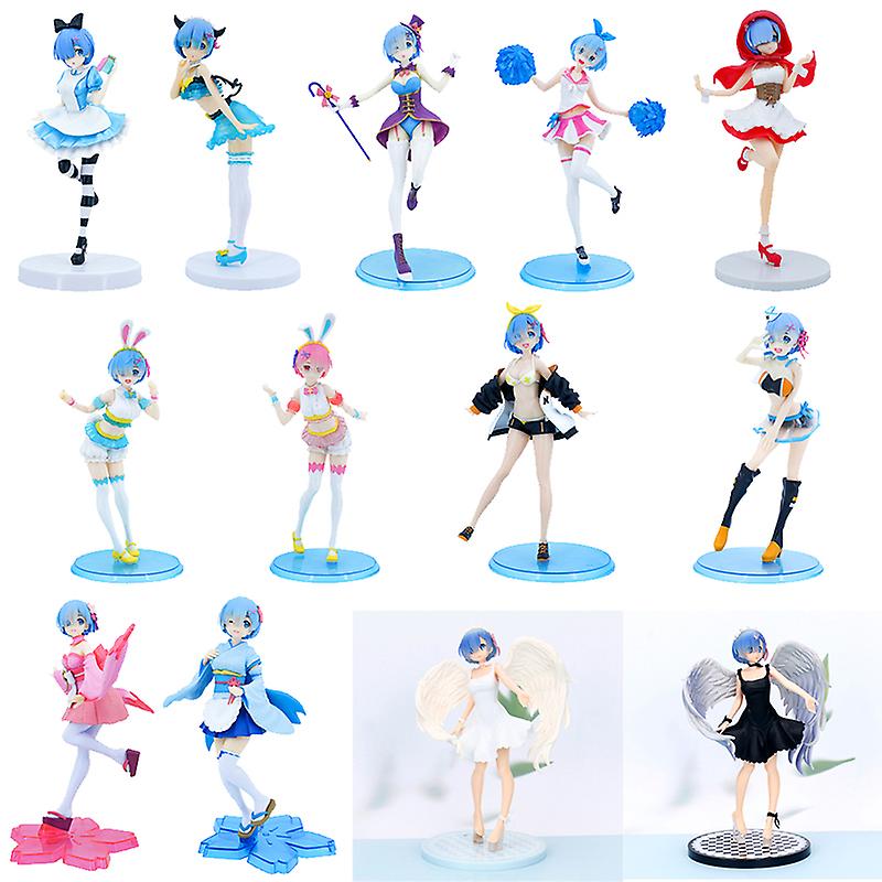 Japanese Anime Rem Re:life In A Different World From Zero Figure Rem Collection