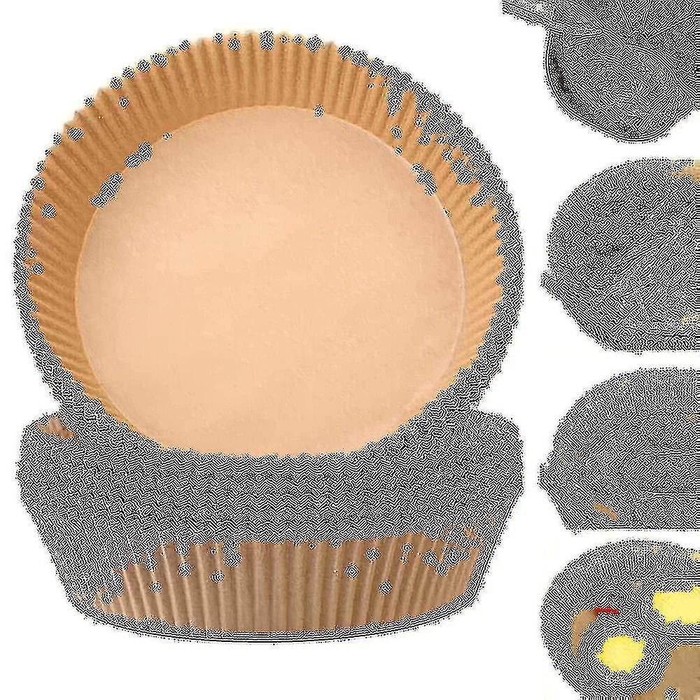 100pcs Friteuse à air Doublure en papier jetable Antiadhésif Cuisson Parchemin Doublures en papier