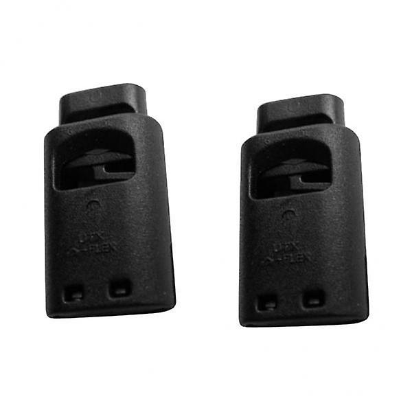 4x2 Pieces Single Hole Cord Lock Clip Clamp Nylon Spring Toggle Stoppers Large