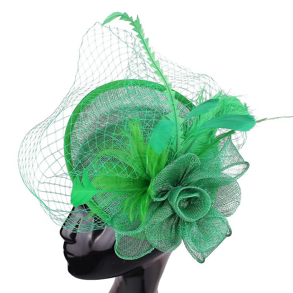 Wedding Church Kentucky Women Girls Mesh Fascinators Hat Cocktail Party Headband Headpiece Wedding H