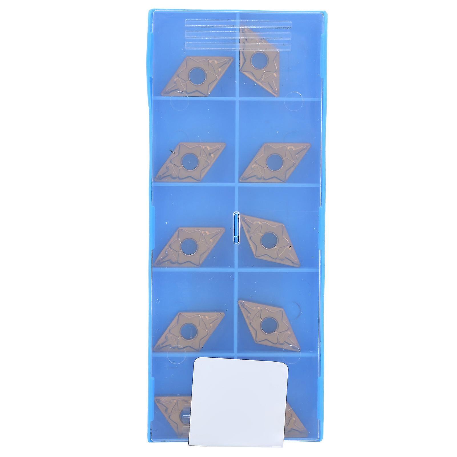 10Pcs Cnc Turning Blade Insert Indexable Solid Carbide Tool Dnmg150408tm Lf9018