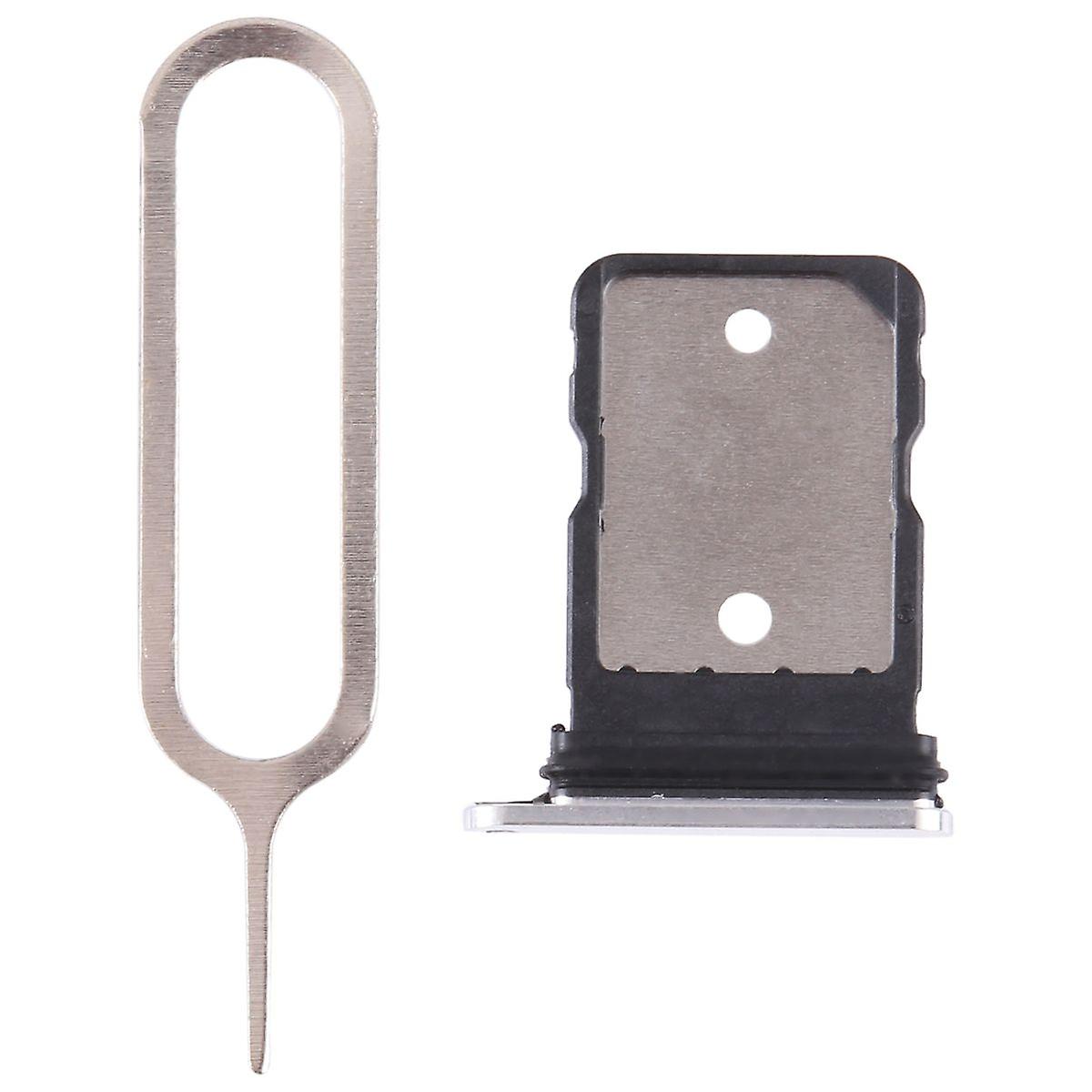 For Google Pixel 7A SIM Card Holder with Pin Replacement Repair Silver