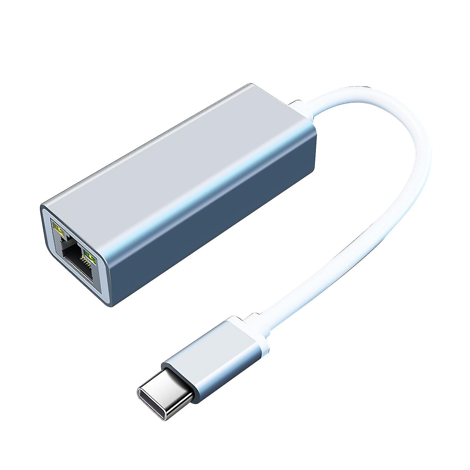 Ethernet Network Lan Card Usb3.0/type C To Rj45 Compatible With Switch Compatible With Macbook