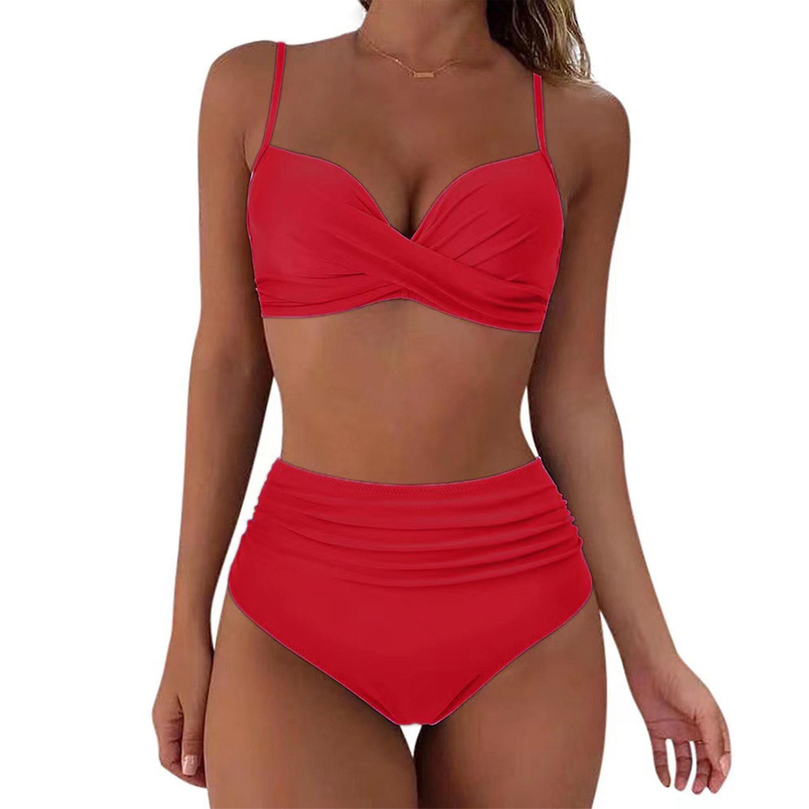 Wireless Sexy Style Bikini Set Skin-friendly Comfortable Bikini Swimsuit For Summer Beach And Vacation
