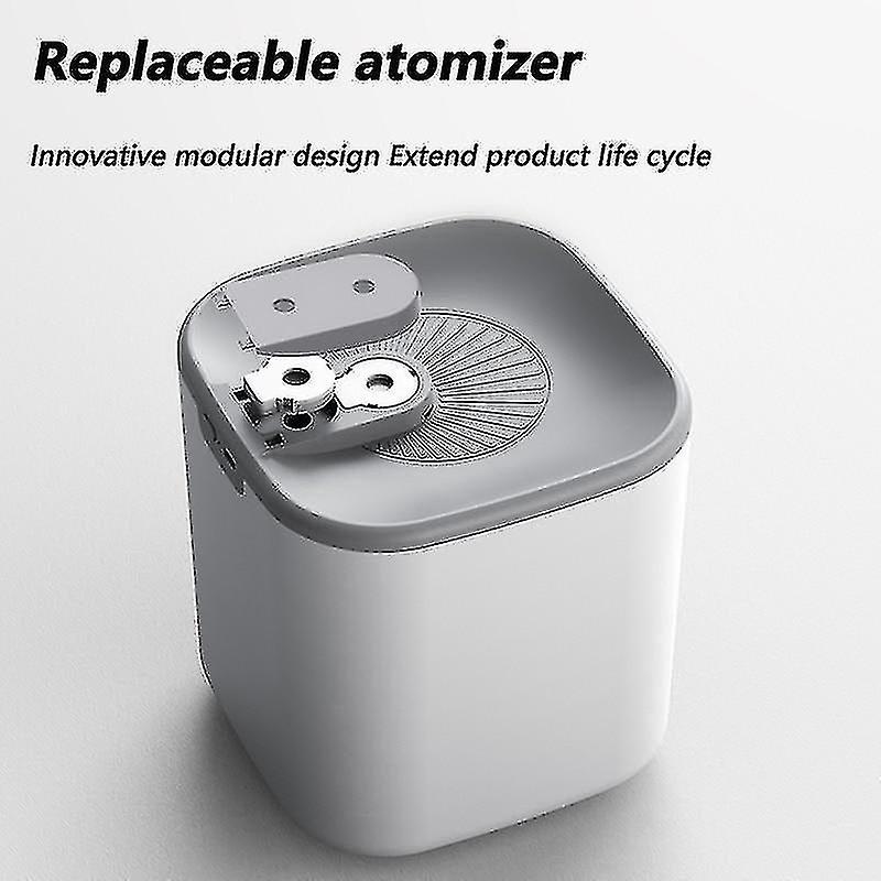 3l Air Humidifier Aroma Diffuser Double Nozzle With Light Replaceable Atomizer