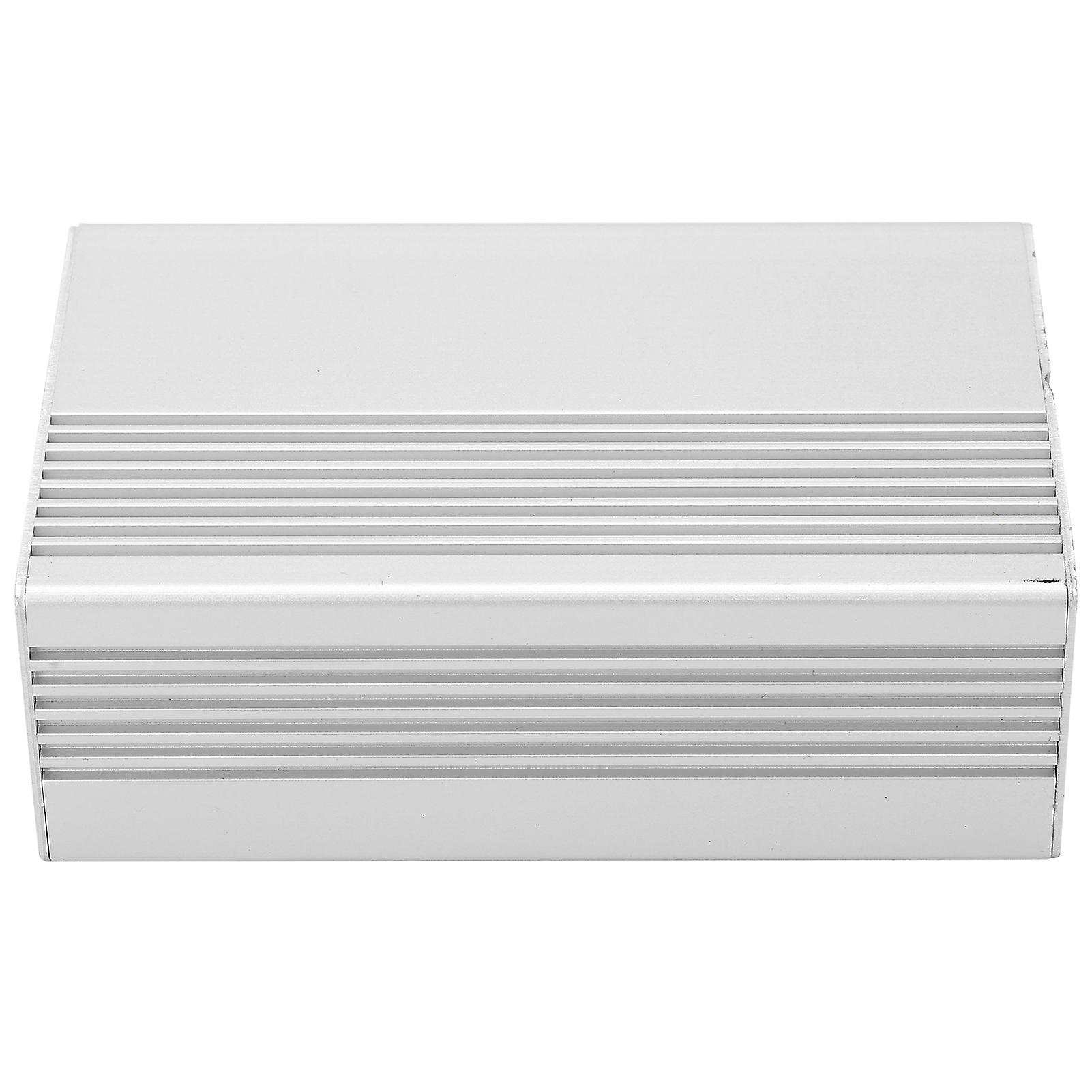 Gray Aluminum Enclosure Case Integrated Junction Box Shell Durable Electronic Project Housing with Secure Closure for DIY Electronics