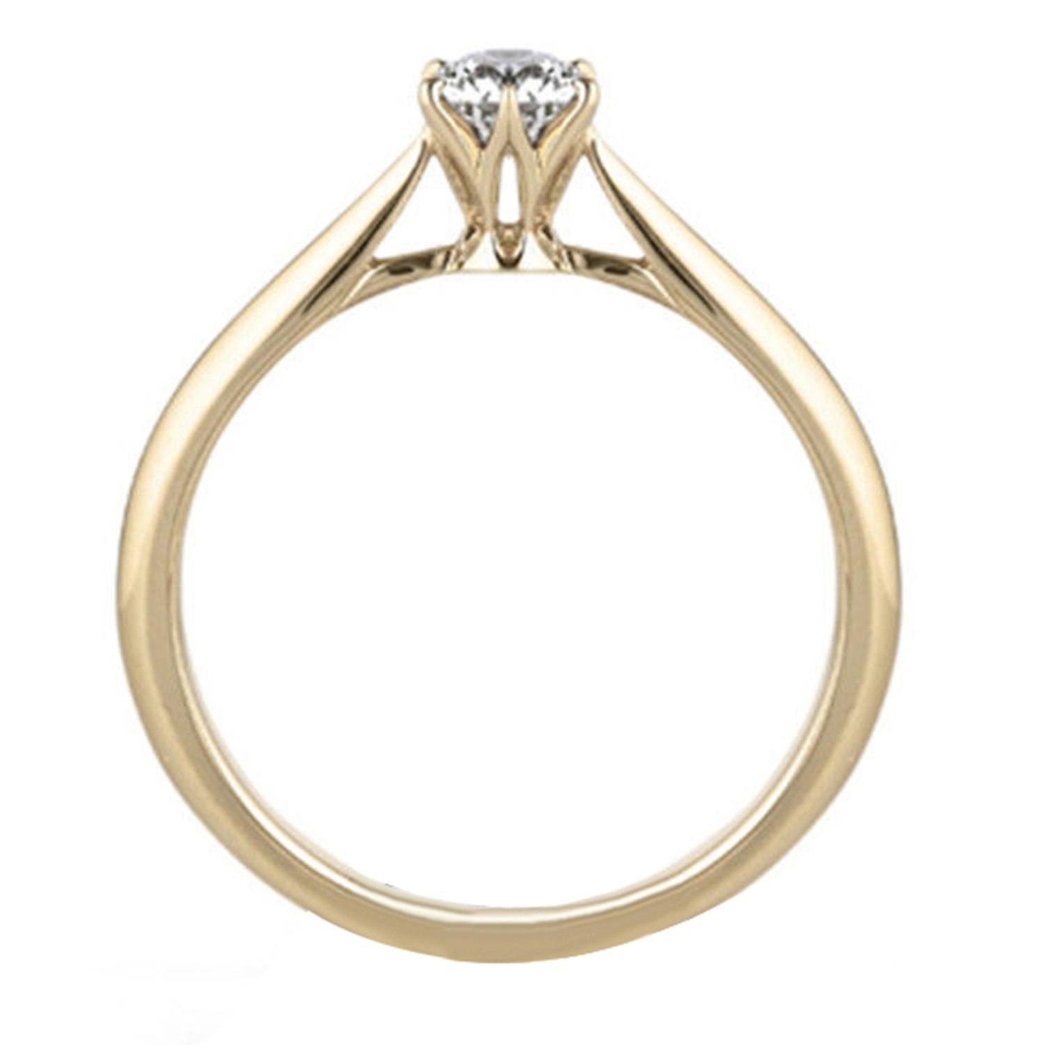 Ring Six-Claw Elegant Alloy Cubic Zirconia Ring for Party