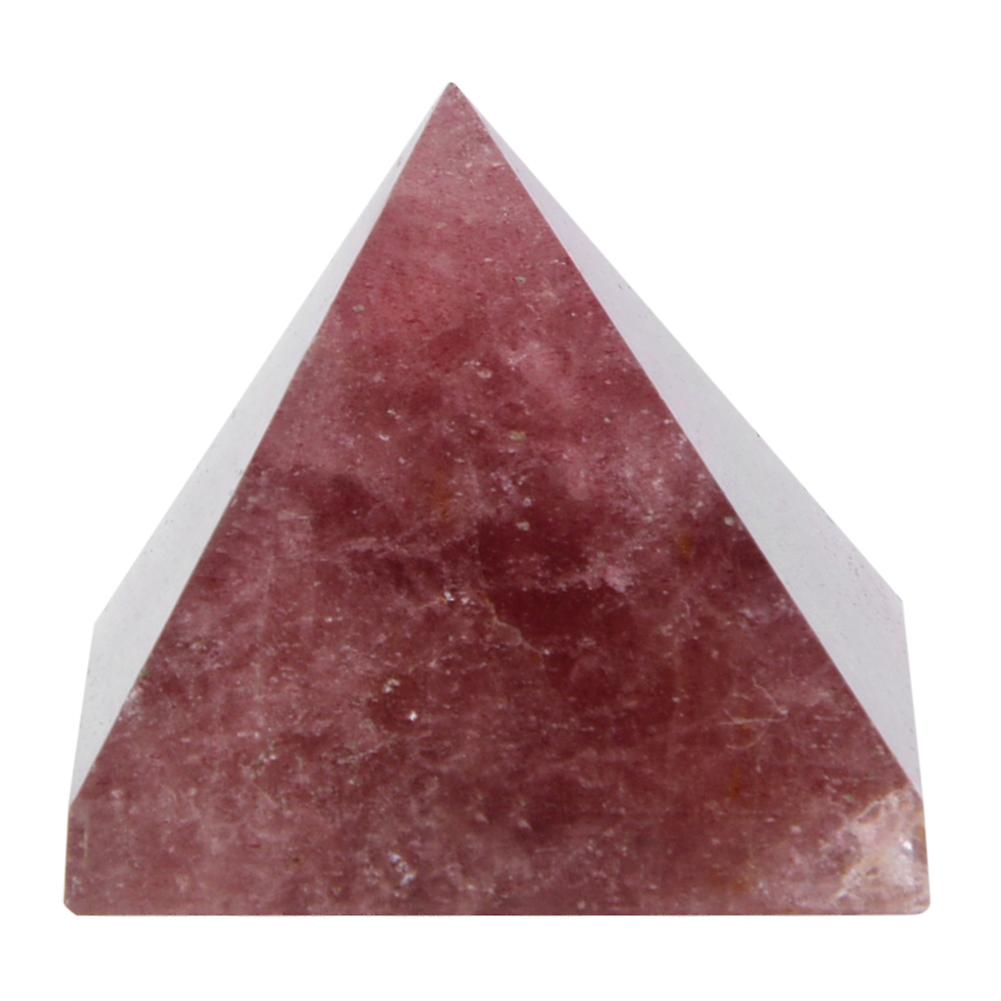 100% Natural Crystal Quartz Pyramid Energy Healing Tower Energy Tower Ornament