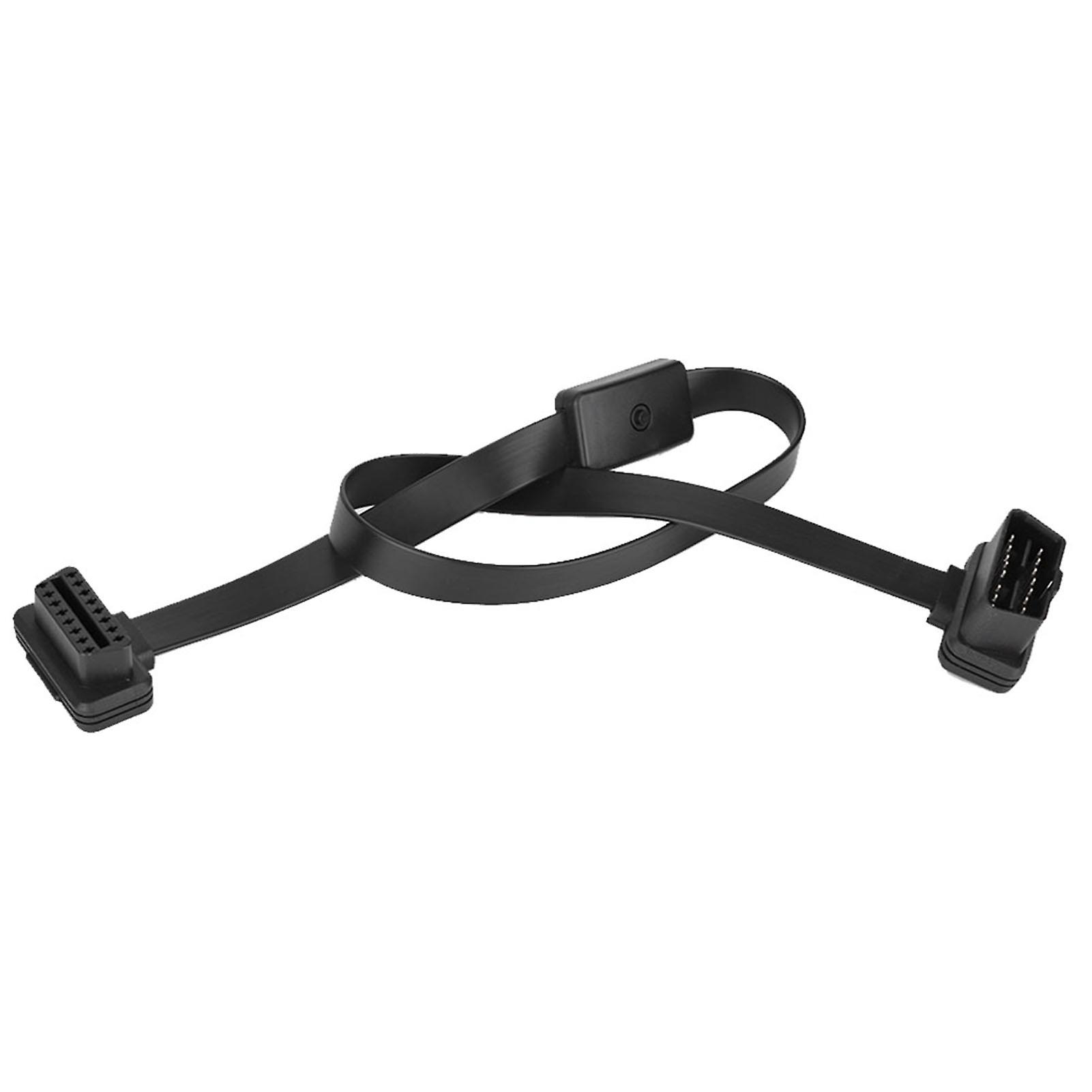 VOBOR 16 Pin Male to Female OBD2 Extension Cable Adapter Connector With ON/OFF Switch