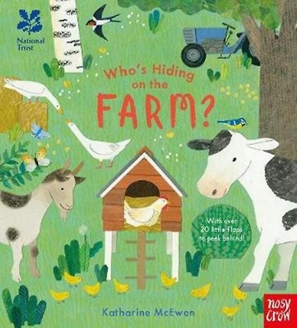 National Trust Whos Hiding On The Farm Board book Book