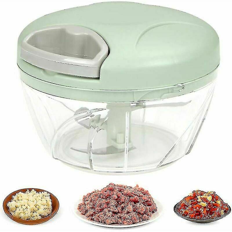 Manual Chopper, Onion Chopper, Onion Slicer, Stainless Steel Blades, Easy Clean Manual Onion Chopper