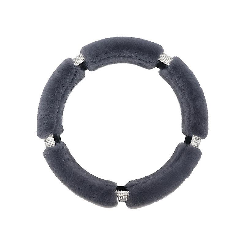 Winter Warm Lenkerabdeckung Diamond Thick Plüsch Lenkradabdeckung Betterlifefg