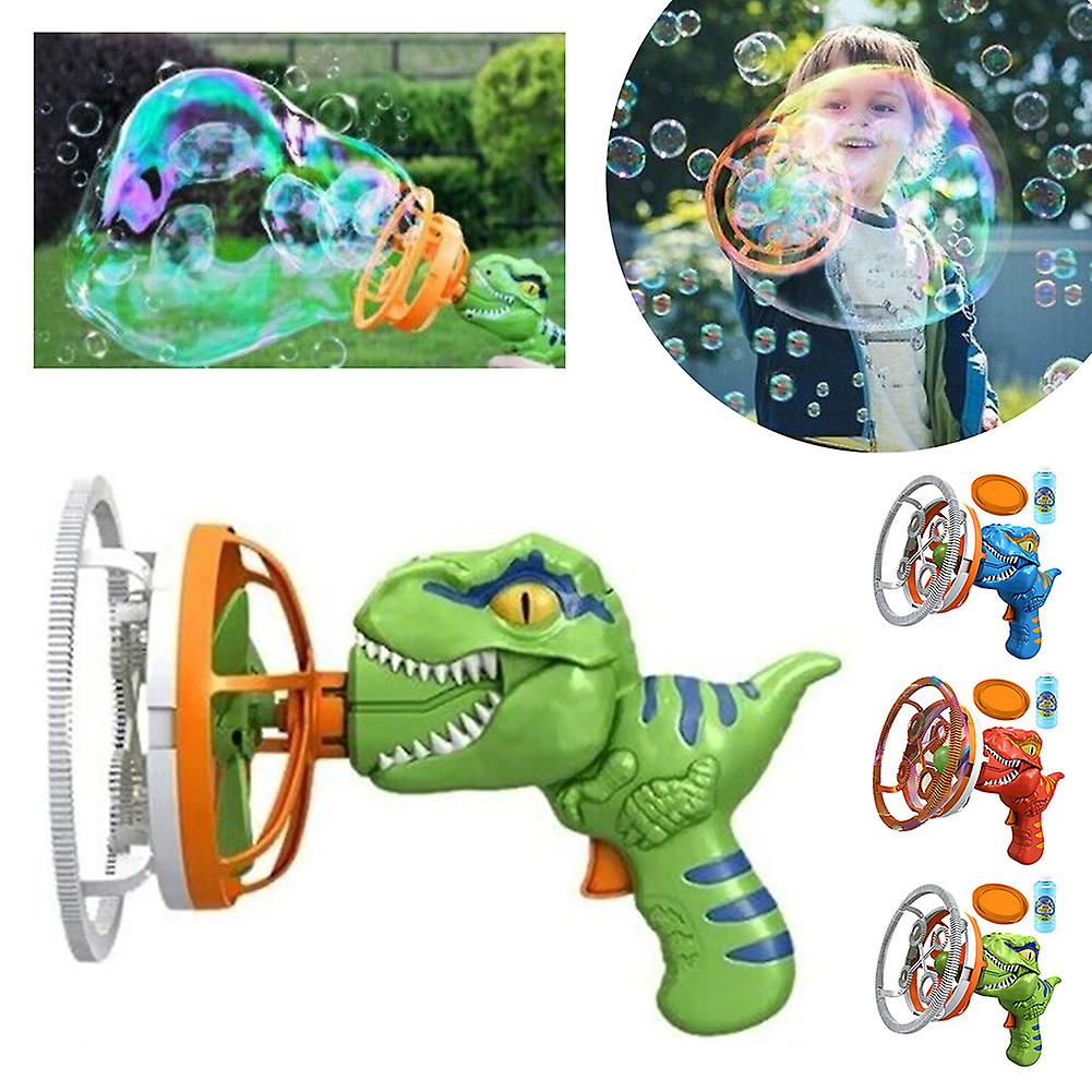 Electric Dinosaur Bubble Machine with Handle Insteresting Bubble Maker Toy Gift for Kids
