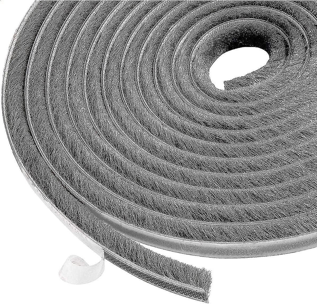 10m Self-Adhesive Brush Strip- Windproof and Dustproof Seal for Movable Windows