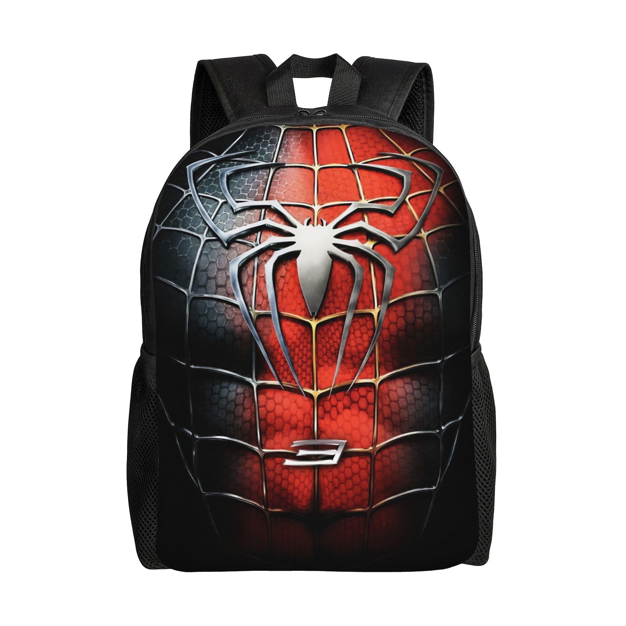 Spider Man Backpack, Adult Kids Simple Lightweight Casual Backpack for Children Student, Travel Backpack Laptop Backpack for College Work Camping