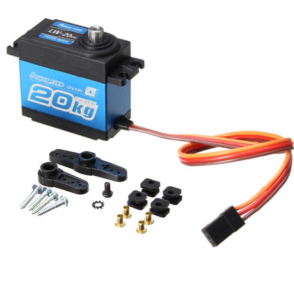 Power HD LW20MG Blue Large Torque Metal Teeth Waterproof Digital Servo for Climbing Car Mechanical A