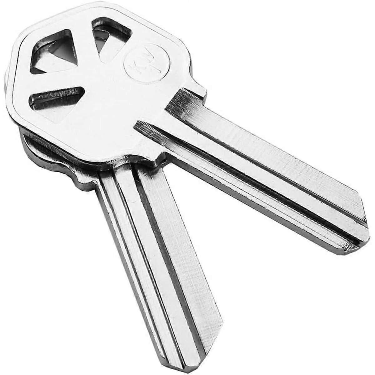 KW1 Brass Blank Key Blanks 100 Pack of Uncut Blank Keys Copper Structures Blank Keys