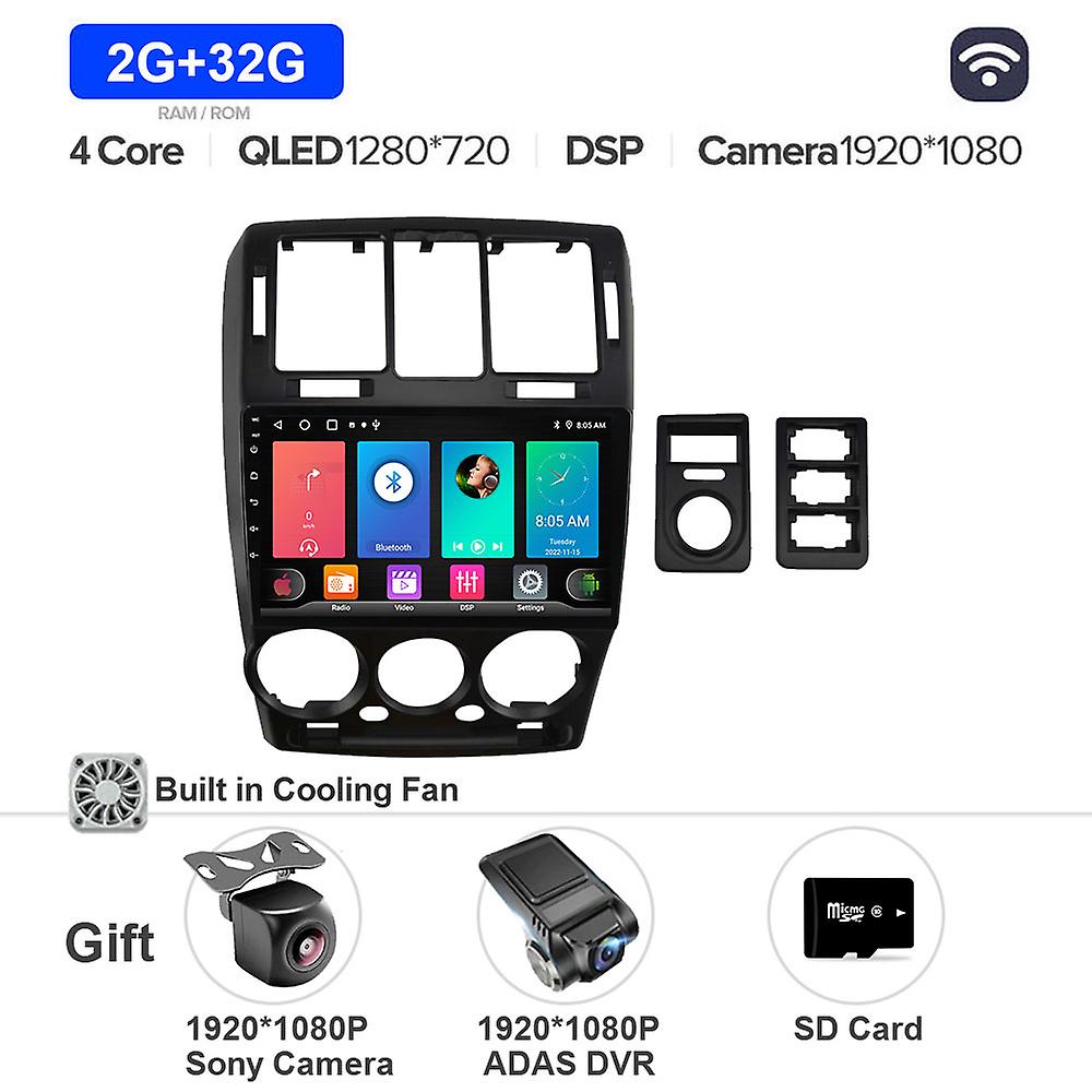 Android 13 Carplay Car Radio For Hyundai Getz 2002-2011 Black Rhd Multimedia Player Gps Navigation Android Auto Dsp Autoradio