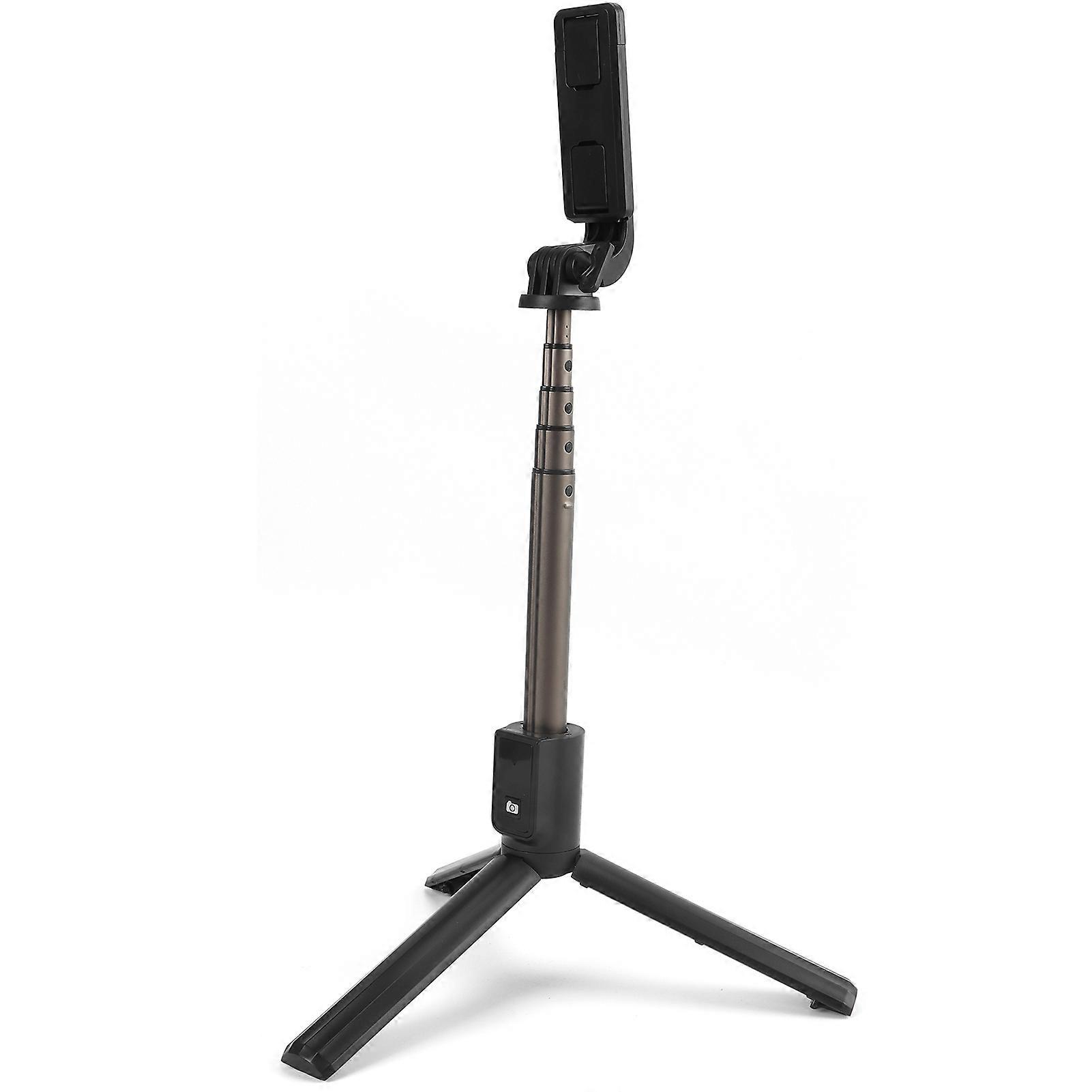 Foldable Selfie Stick Tripod Portable Extendable Selfie Stick with Remote Control (Black)