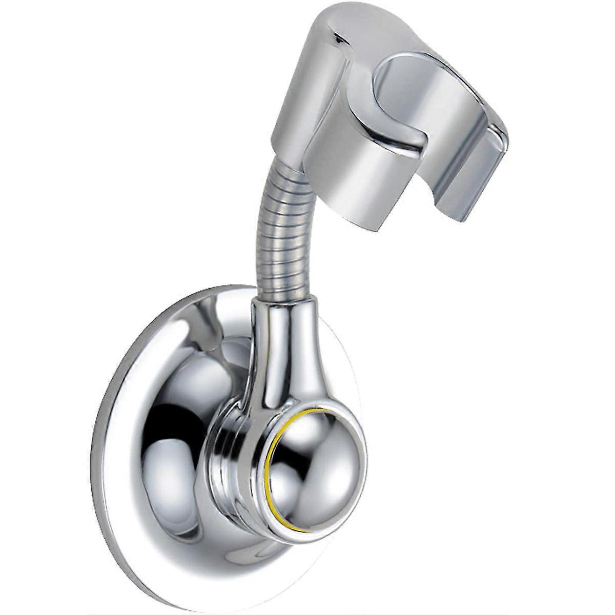 Height Adjustable Shower Head Holder (Silver)