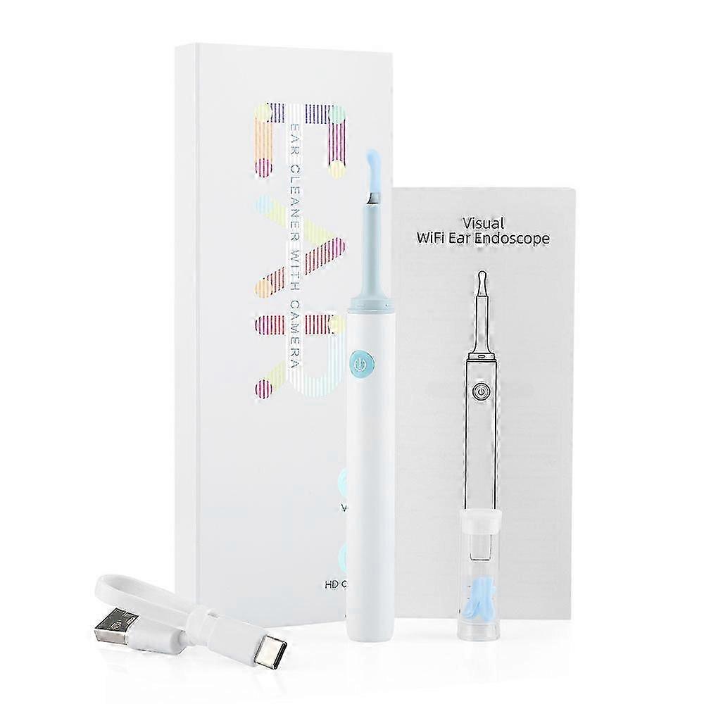 "Visual Ear Picking Spoon WIFI Ear Picking Spoon Intelligent HD 3.9mm Endoscope, Mirror"