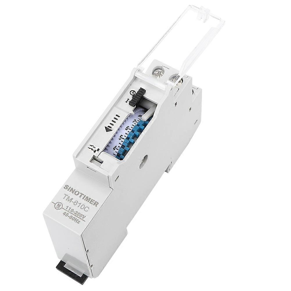 Time Switch High Accuracy 1P Rail Intelligent Timing Switch for Street Light TM610C 220V