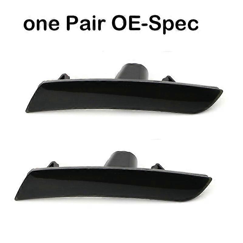 For Chevrolet Camaro Cadillac CTS ATS Smoked Lens Front / Rear Bumper Side Marker Light Housing Shells No Bulb No Socket