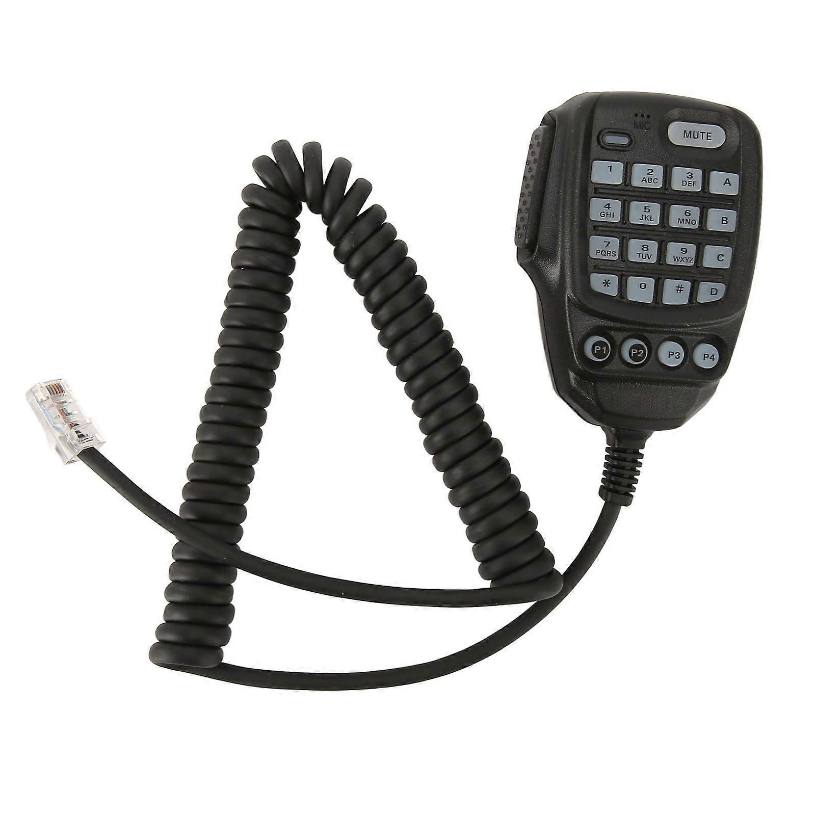 2 Way Radio Handheld Speaker Mic Professional Walkie Talkie Speaker Microphone with Button for YAESU FTM 300DR FT 7900R 8900R