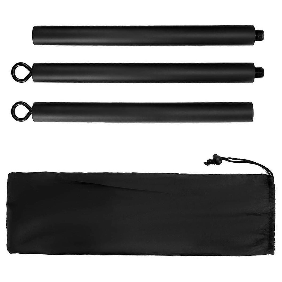 Resistance Band Bar Pilates Bar Home Gym Fitness Workout Bar for Strength Training Cardio Exercise - 108CM