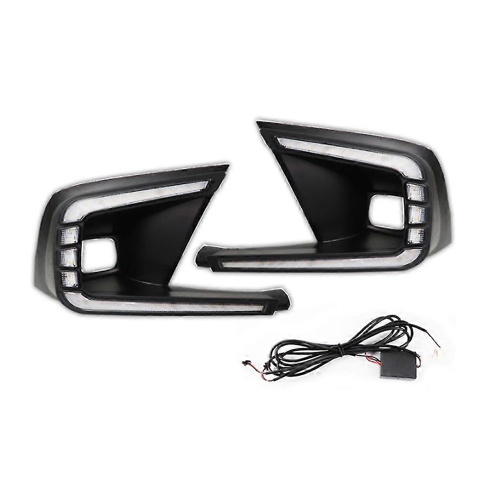 Led Drl Daytime Running Lights 6000k Lamp, White Yellow Blue Light