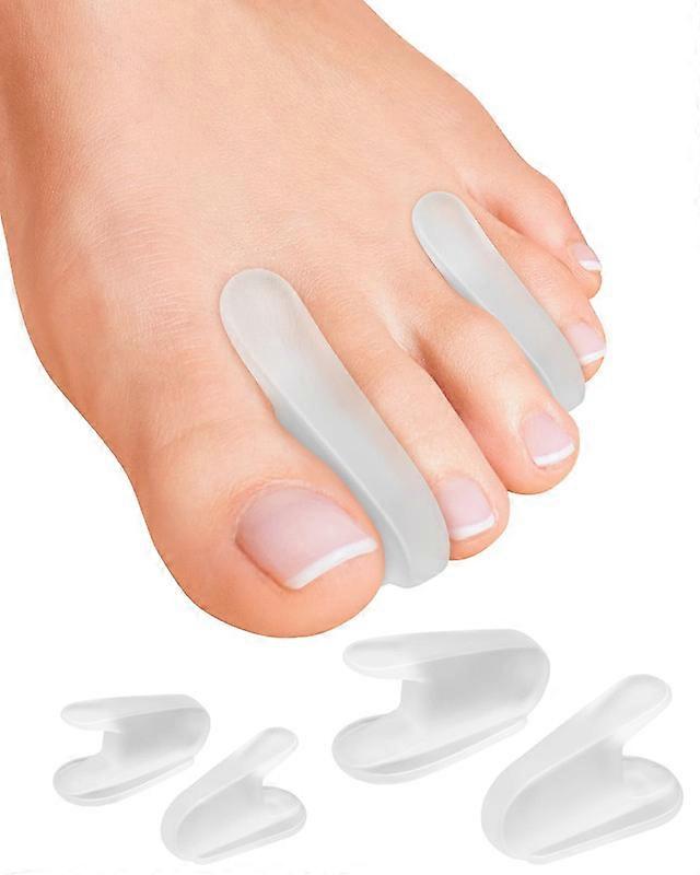 18Pcs Gel Toe Separators for Bunions, Silicone Toe Spacers Bunion