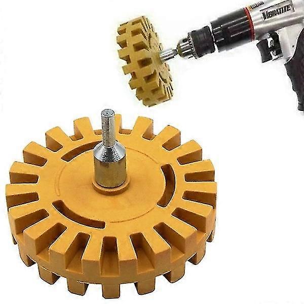 4inch Glue Sticker Decals Remover Paint Removal Rubber Wheel