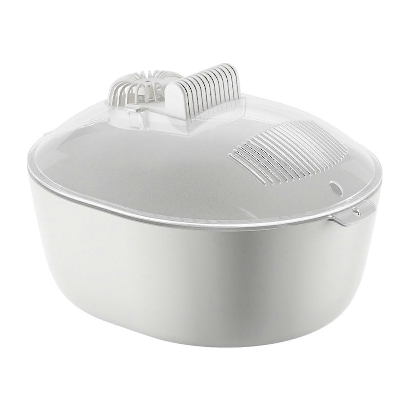 4 in 1 Meat Defroster with Draining Basket, Large Rapid Thawing Tray Faster Thawer Convenient Defroster Bowl