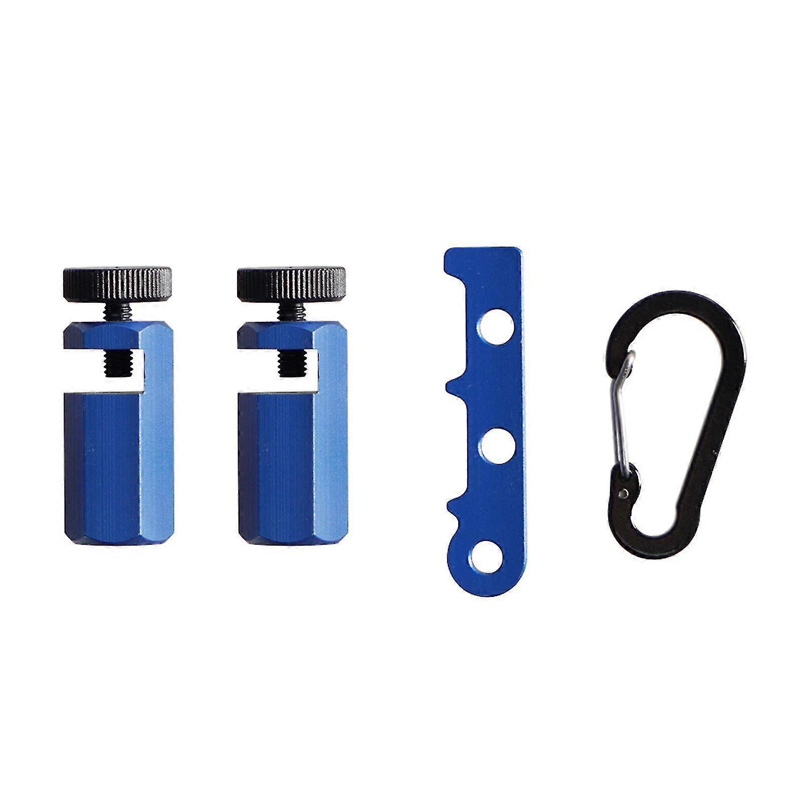 Ψηλό κιτ μετρητών σκαλοπατιών που πλαισιώνει τετράγωνο συνημμένο αξεσουάρ εργαλεία αντιολισθητικό μπλε