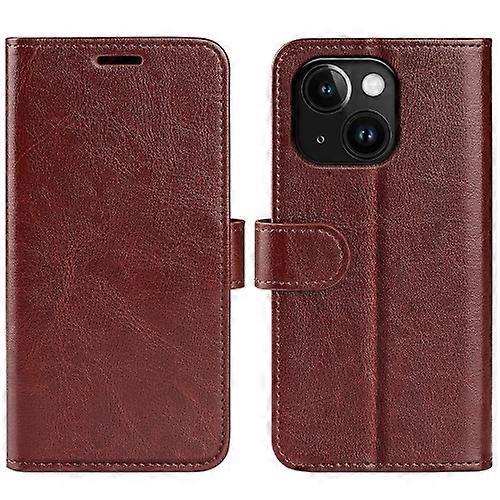 For iPhone 15 R64 Texture Horizontal Flip Leather Mobile Phone Case