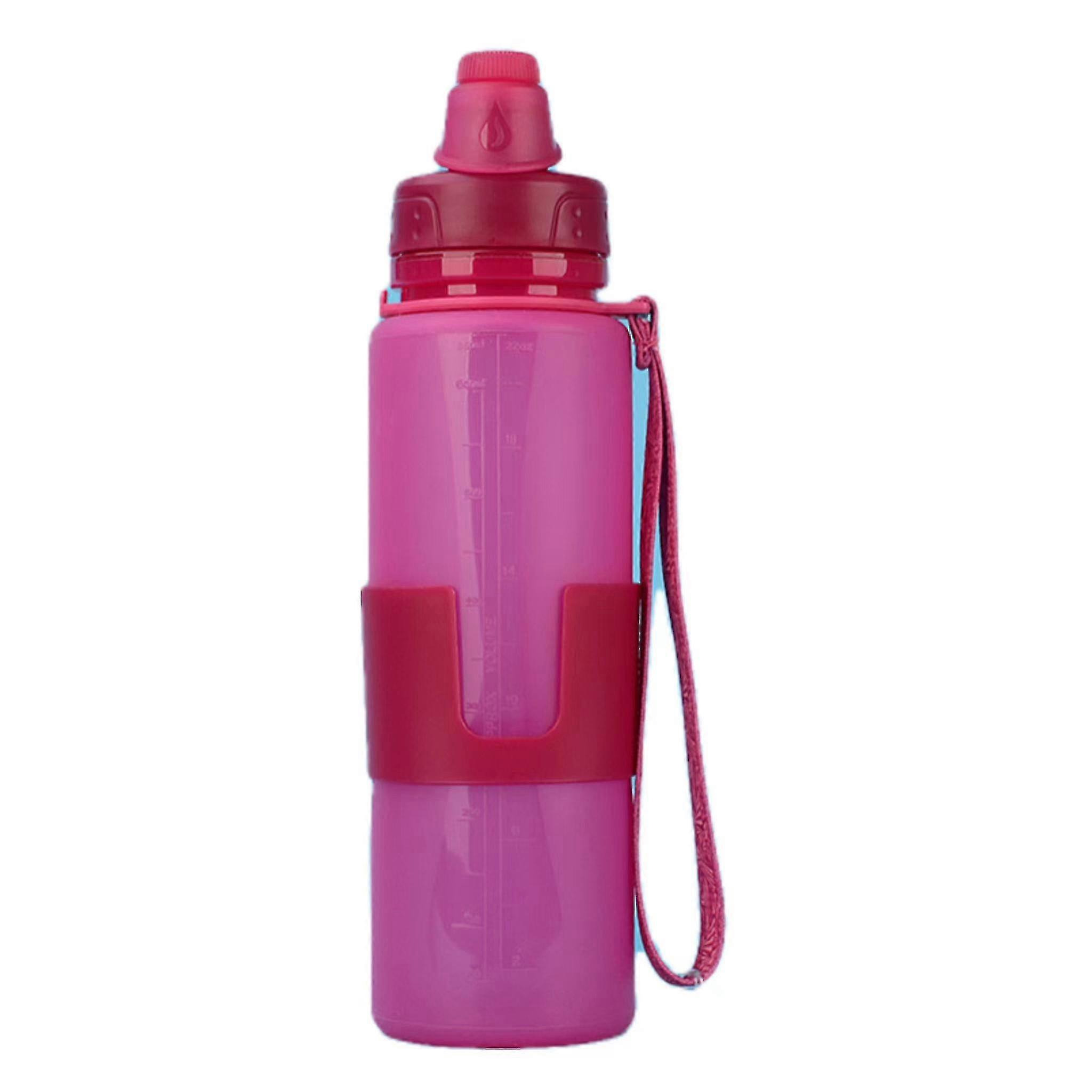 Collapsible Water Bottle 500ml Leak-proof Twist Cap