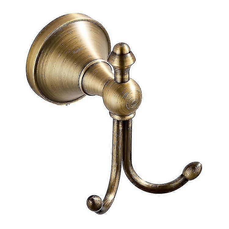 double Robe Hook Solid Brass Bath Towel Hook