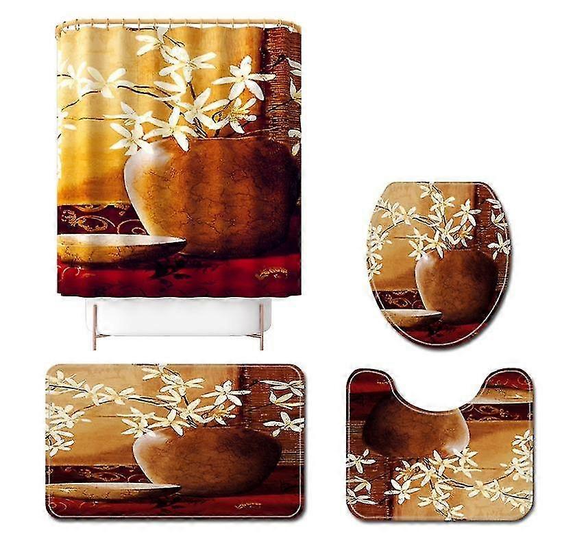 Mng Anti-mildew Polyester Thickened Bathroom Non-slip Mat