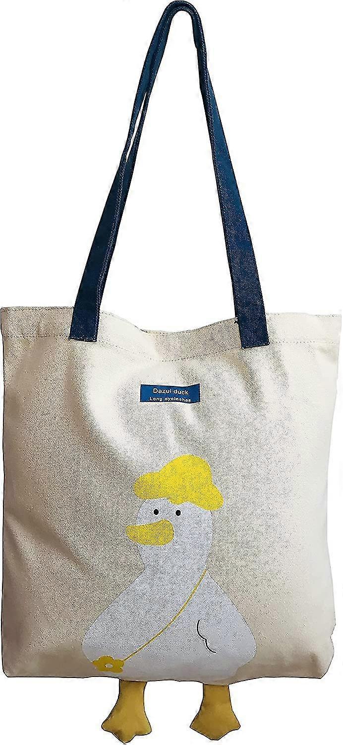 Canvas Cute Tote Bag For School