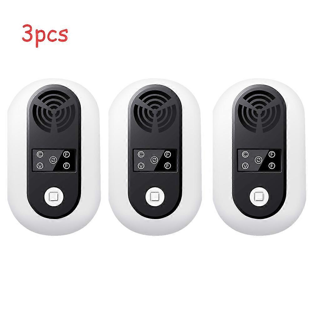 Ultrasonic Pest Repeller Rechargeable Rodents Mouse Rats Mice Repellent 360 Degree Multiple