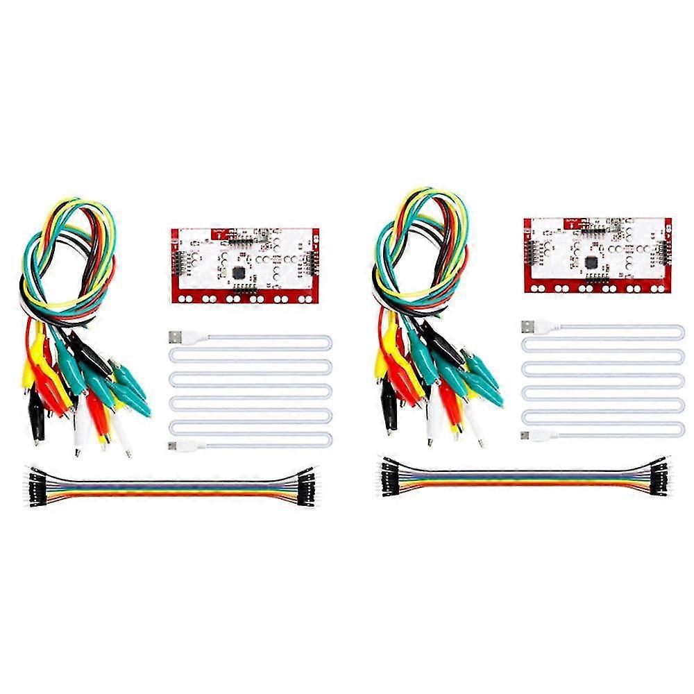 Complete Mk Set Deluxe Kit With Usb Cable Alligator Clips For Makey