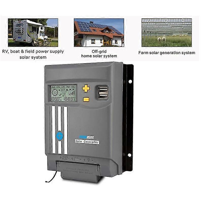 Mppt120d 20a Mppt Solar Charge Controller 12v/24v Solar Controller For Lifepo4 Lithium Battery