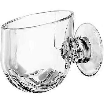 Akvarieplantepotte, glas akvarium Planter Holder Akvarieplanter, akvariedekorationsplanter kop med sugekopper til akvarium ornament (oval)