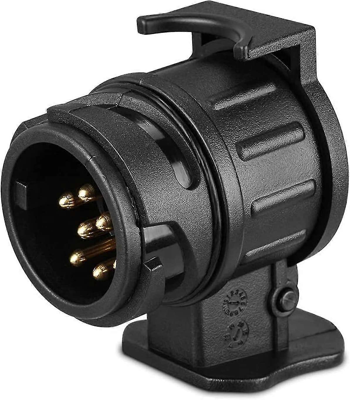 Trailer Adapter Socket,13/7 Waterproof Trailer Hitch Plug Adapter 13 Pin To 7 Pin For Car Trailer To 13 Pin Car Truck Adapter Socket