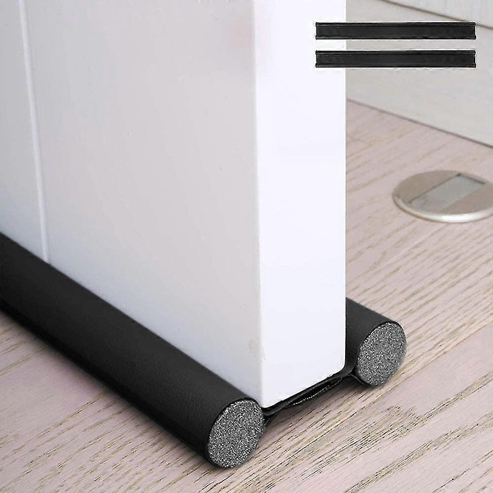 2pcs Double Insulation Door Bottom, Anti-cold Door Draft Excluder, Double Insulating Door Draft Excluder, Anti-noise Draft Protection Draft Excluder