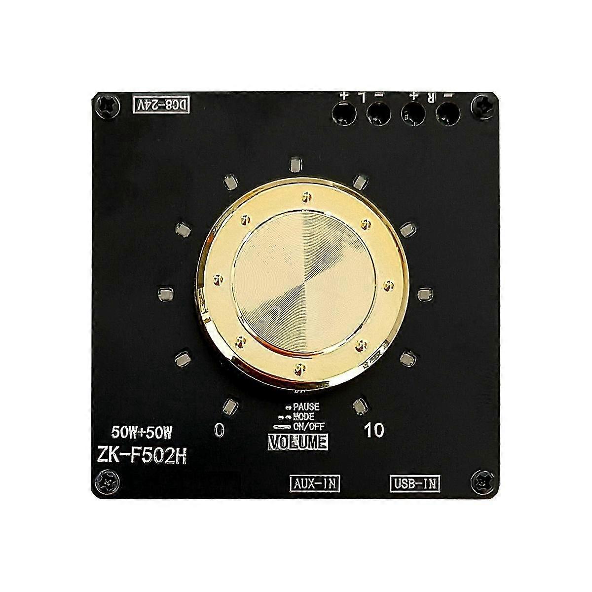 -f502h 5.1bluetooth Power Amplifier Board 50w 2.0channel Amplifier Board With Short Circuit Protection For Sound Box