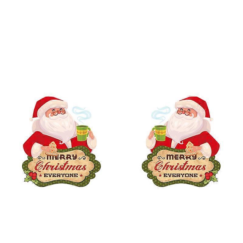 1PC Christmas Wall Decal, Santa Claus