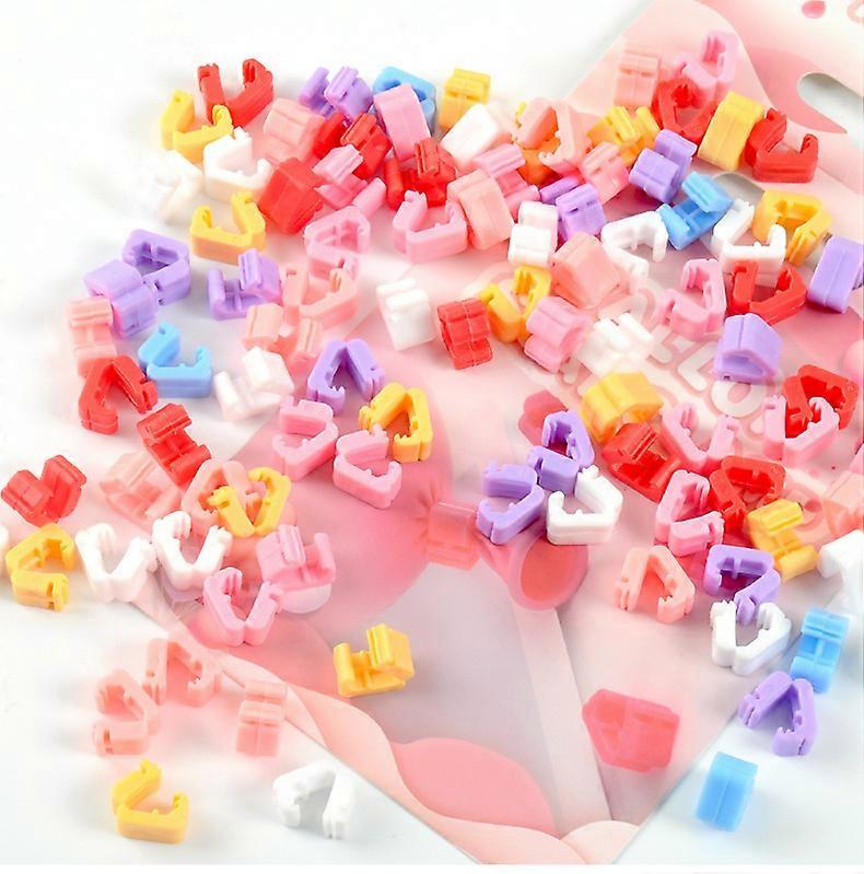 100 Multicolor Balloon Ties, Balloon Closing Tool, Tying Rings, Quick and Easy Clips