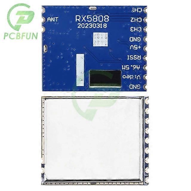 Rx5808 Wireless Audio Video Receiver Module 5.8g Frequency Phase Lock Analog Av Signal Output 3.5v 170ma Board
